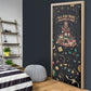 Black Nutcracker Family Christmas Door Cover African American Noel Wrapped In Drip