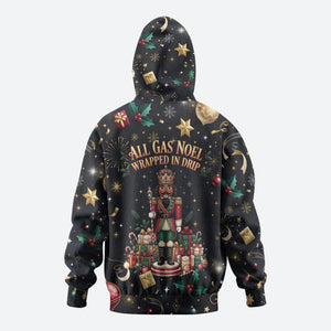 Black Nutcracker Family Christmas Hoodie African American Noel Wrapped In Drip