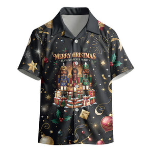 Black Nutcracker Family Christmas Kid Hawaiian Shirt African American Noel Wrapped In Drip