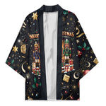 Black Nutcracker Family Christmas Kimono African American Noel Wrapped In Drip