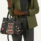 Black Nutcracker Family Christmas Leather Bag African American Noel Wrapped In Drip
