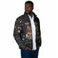 Black Nutcracker Family Christmas Padded Jacket African American Noel Wrapped In Drip