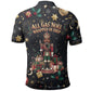 Black Nutcracker Family Christmas Polo Shirt African American Noel Wrapped In Drip
