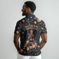 Black Nutcracker Family Christmas Polo Shirt African American Noel Wrapped In Drip