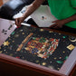 Black Nutcracker Family Christmas Puzzle African American Noel Wrapped In Drip
