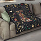Black Nutcracker Family Christmas Quilt African American Noel Wrapped In Drip