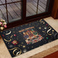 Black Nutcracker Family Christmas Rubber Doormat African American Noel Wrapped In Drip