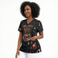 Black Nutcracker Family Christmas Scrub Top African American Noel Wrapped In Drip