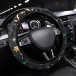 Black Nutcracker Family Christmas Steering Wheel Cover African American Noel Wrapped In Drip