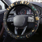 Black Nutcracker Family Christmas Steering Wheel Cover African American Noel Wrapped In Drip