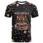 Black Nutcracker Family Christmas T shirt African American Noel Wrapped In Drip