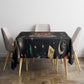 Black Nutcracker Family Christmas Tablecloth African American Noel Wrapped In Drip