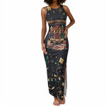 Black Nutcracker Family Christmas Tank Maxi Dress African American Noel Wrapped In Drip