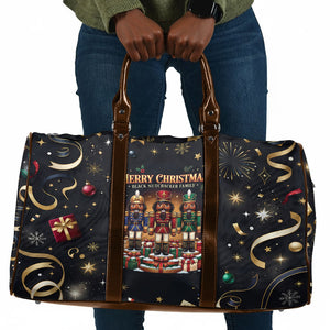 Black Nutcracker Family Christmas Travel Bag African American Noel Wrapped In Drip