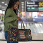 Black Nutcracker Family Christmas Travel Bag African American Noel Wrapped In Drip