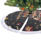 Black Nutcracker Family Christmas Tree Skirt African American Noel Wrapped In Drip