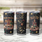 Black Nutcracker Family Christmas Tumbler Cup African American Noel Wrapped In Drip