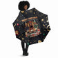 Black Nutcracker Family Christmas Umbrella African American Noel Wrapped In Drip