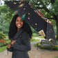 Black Nutcracker Family Christmas Umbrella African American Noel Wrapped In Drip