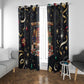 Black Nutcracker Family Christmas Window Curtain African American Noel Wrapped In Drip