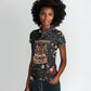 Black Nutcracker Family Christmas Women Polo Shirt African American Noel Wrapped In Drip