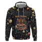 Black Nutcracker Family Christmas Zip Hoodie African American Noel Wrapped In Drip