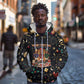 Black Nutcracker Family Christmas Zip Hoodie African American Noel Wrapped In Drip