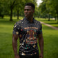 Black Nutcracker Family Christmas Zipper Polo Shirt African American Noel Wrapped In Drip