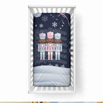 Black Nutcracker Magic Christmas Baby Bed Cover African American Pastel Snowflake Winter