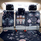 Black Nutcracker Magic Christmas Back Car Seat Cover African American Pastel Snowflake Winter