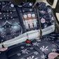 Black Nutcracker Magic Christmas Back Car Seat Cover African American Pastel Snowflake Winter