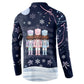 Black Nutcracker Magic Christmas Button Sweatshirt African American Pastel Snowflake Winter