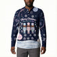 Black Nutcracker Magic Christmas Button Sweatshirt African American Pastel Snowflake Winter