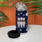 Black Nutcracker Magic Christmas 4 in 1 Can Cooler Tumbler African American Pastel Snowflake Winter