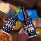 Black Nutcracker Magic Christmas 4 in 1 Can Cooler Tumbler African American Pastel Snowflake Winter