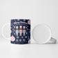 Black Nutcracker Magic Christmas Ceramic Mug African American Pastel Snowflake Winter