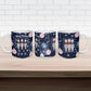 Black Nutcracker Magic Christmas Ceramic Mug African American Pastel Snowflake Winter