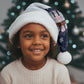 Black Nutcracker Magic Christmas Santa Hat African American Pastel Snowflake Winter