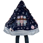 Black Nutcracker Magic Christmas Cloak African American Pastel Snowflake Winter