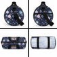 Black Nutcracker Magic Christmas Duffle Bag African American Pastel Snowflake Winter