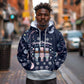 Black Nutcracker Magic Christmas Hoodie African American Pastel Snowflake Winter