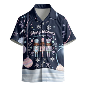 Black Nutcracker Magic Christmas Kid Hawaiian Shirt African American Pastel Snowflake Winter