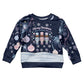 Black Nutcracker Magic Christmas Kid Ugly Christmas Sweater African American Pastel Snowflake Winter