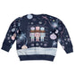 Black Nutcracker Magic Christmas Kid Ugly Christmas Sweater African American Pastel Snowflake Winter