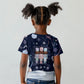 Black Nutcracker Magic Christmas Kid T shirt African American Pastel Snowflake Winter