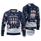 Black Nutcracker Magic Christmas Ugly Christmas Sweater African American Pastel Snowflake Winter