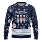 Black Nutcracker Magic Christmas Ugly Christmas Sweater African American Pastel Snowflake Winter