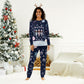 Black Nutcracker Magic Christmas Pajama Set African American Pastel Snowflake Winter