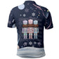Black Nutcracker Magic Christmas Polo Shirt African American Pastel Snowflake Winter