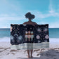 Black Nutcracker Magic Christmas Sarong African American Pastel Snowflake Winter